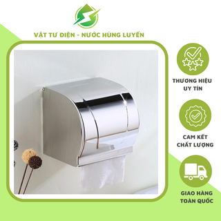 Hộp đựng giấy vệ sinh inox sus 304 - hộp đựng giấy vệ sinh inox hộp đựng giấy vệ sinh inox 304 loại kín