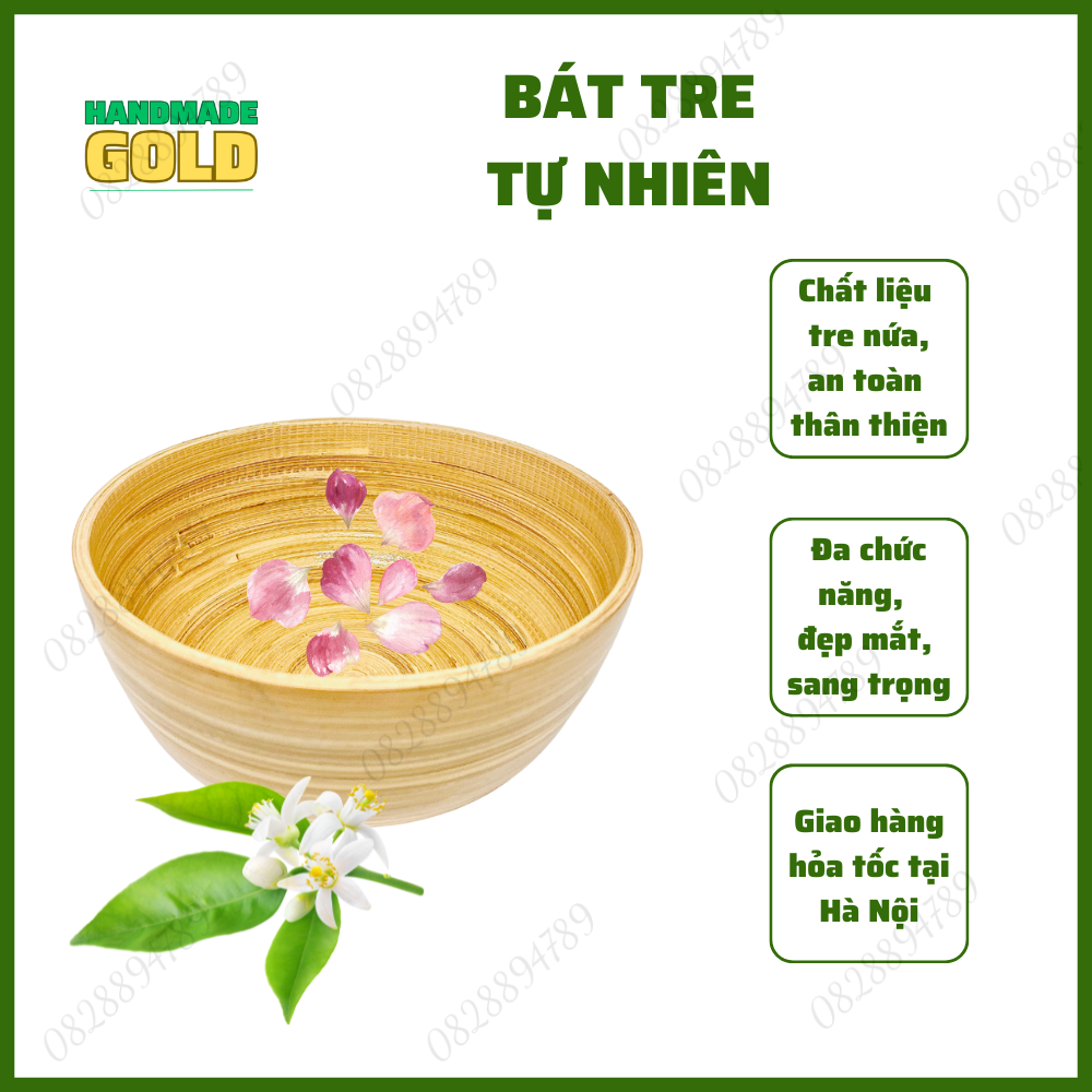 Bát Ngâm Tay Nail Bằng Tre Nứa Tự Nhiên, Thiết Kế Đơn Giản, Đẹp Mắt, Nhiều Công Năng Khác Nhau, An Toàn, Thân Thiện