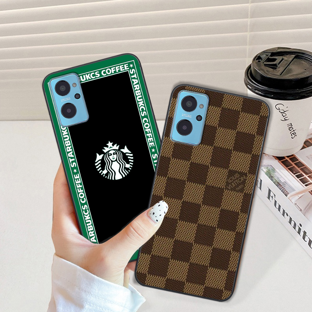 Ốp Realme 9i in logo các thương hiệu nổi tiếng siêu sang, siêu cá tính