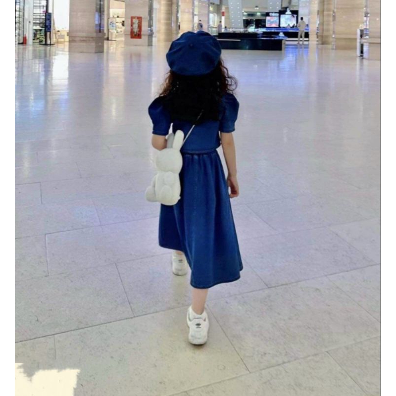 Set  jean sang chảnh bé gái