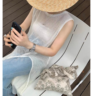 Váy len lưới dài xẻ bên 51701 CHERRY COCO