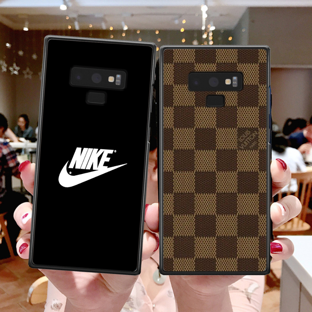 Ốp Samsung Note 9 in logo các thương hiệu nổi tiếng siêu sang, siêu cá tính