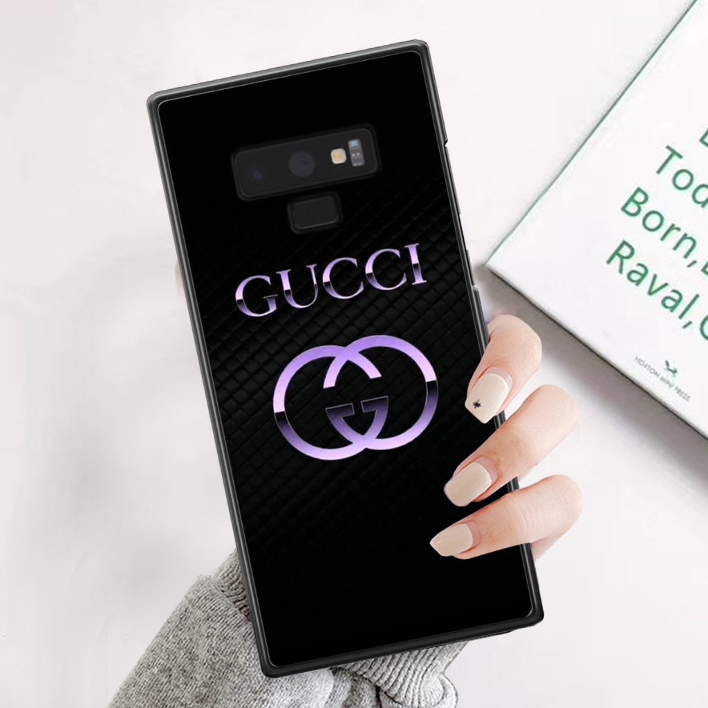 Ốp Samsung Note 9 in logo các thương hiệu nổi tiếng siêu sang, siêu cá tính