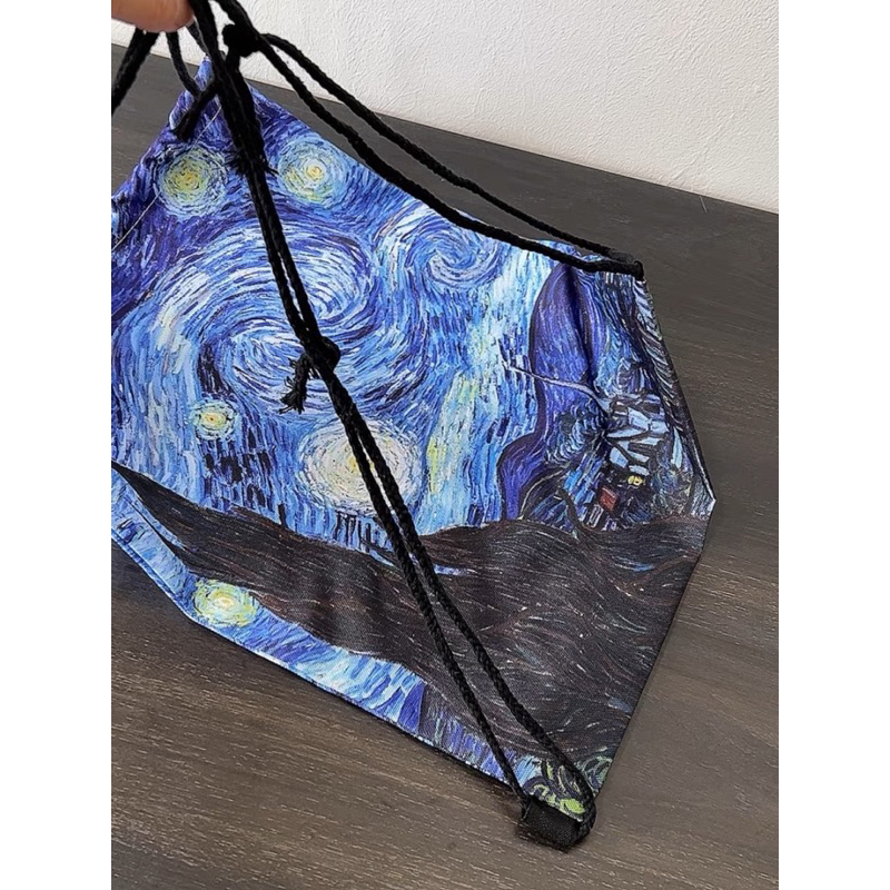 Mới về! Balo dây rút xuất dư Hà Lan, in tác phẩm hoạ sĩ lừng danh Van gogh