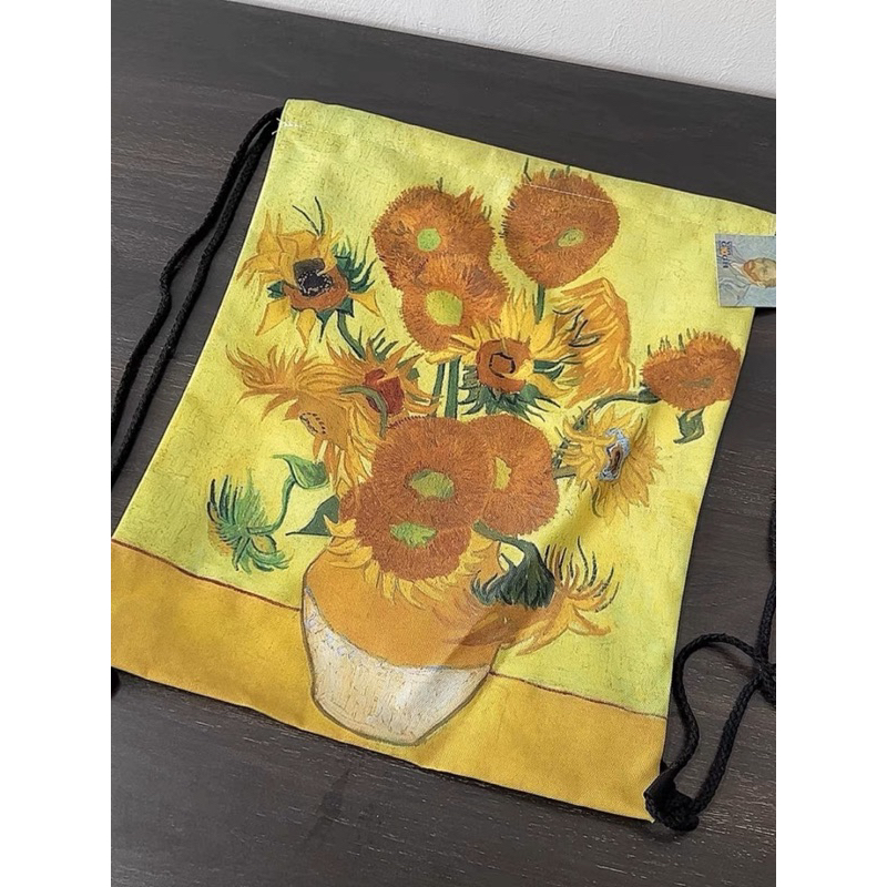 Mới về! Balo dây rút xuất dư Hà Lan, in tác phẩm hoạ sĩ lừng danh Van gogh