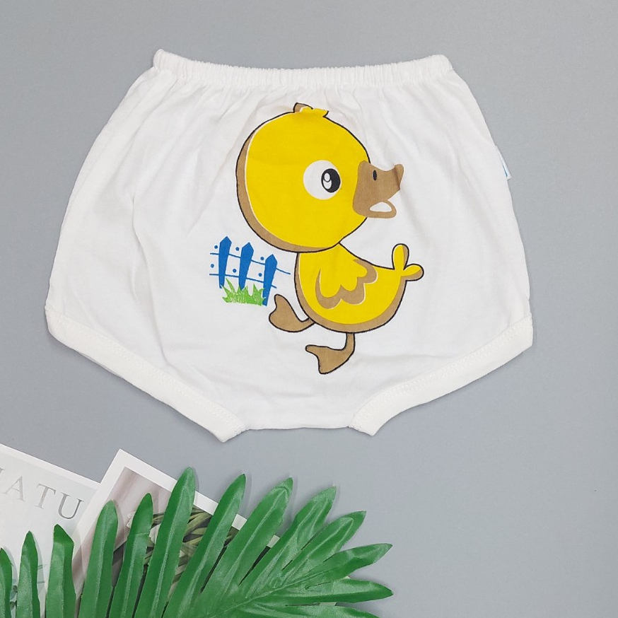 Quần Ngắn Sơ Sinh, Quần Đùi Đáy Ngang Thun 100% Cotton Cho Bé Mặc Tã