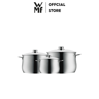 Bộ Nồi WMF DIADEM PLUS 3 Món COOKWARE SET Chất Liệu Thép Không Gỉ Cromargan - 0730036040