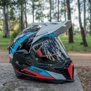Mũ Bảo Hiểm Cào Cào LS2 MX701 Explorer Carbon Hai Kính Chuẩn ECE22.05 Đi ADV Mô Tô PKL [Chính Hãng]