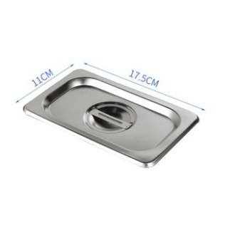 Khay đựng Topping-Thực phẩm GN 1/9 11X17,5cm inox cao cấp