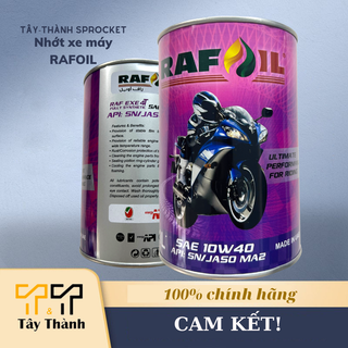 Nhớt RAFoil xe số 1 lít / lon dành cho các dòng xe Yamaha, suzuki, honda...Tây Thành Shop chuyên dầu nhớt xe máy