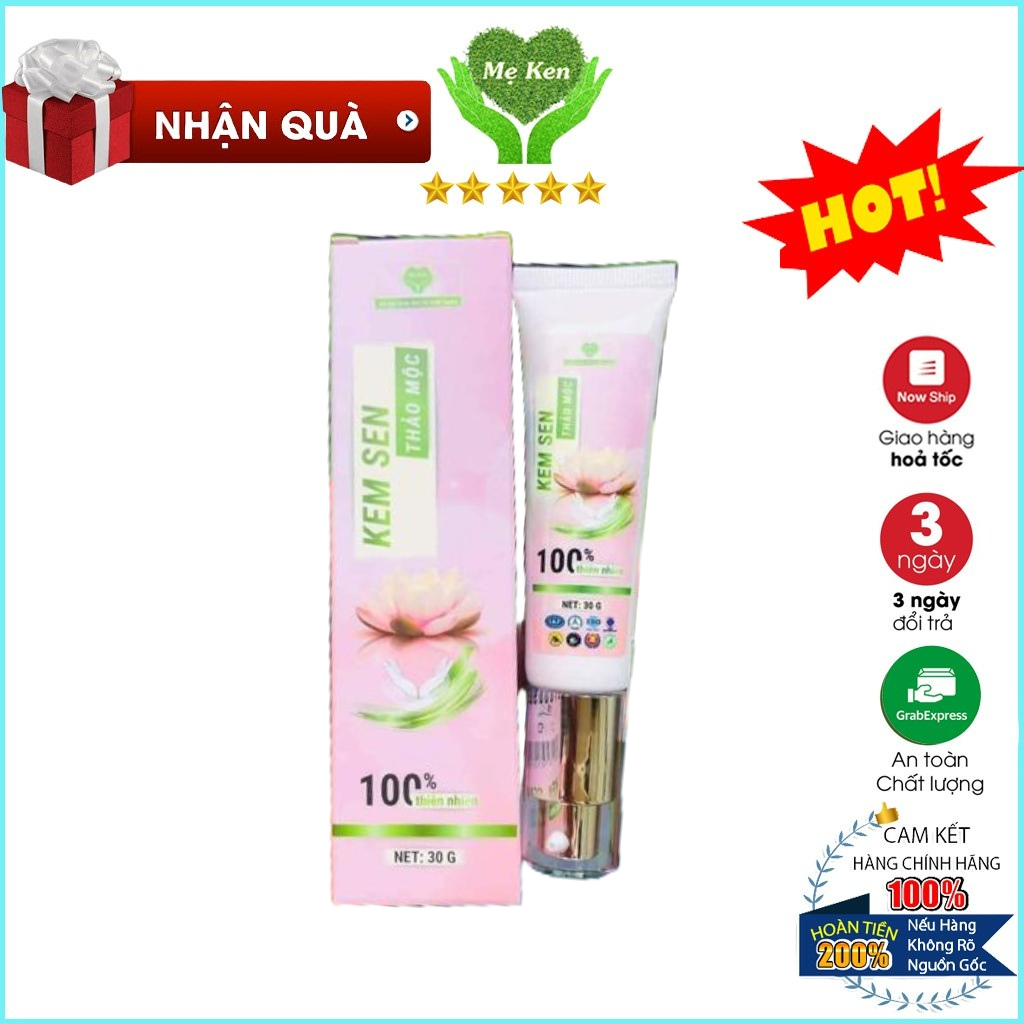 Kem chống nắng dưỡng trắng da nâng tông, kiểm soát dầu thảo mộc MẸ KEN tuýp 30gr