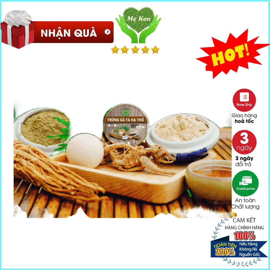 Mặt nạ trứng gà ta hạ thổ Mẹ Ken - dưỡng ẩm da sáng mịn, trắng hồng da, xông hơ sau sinh 100ML
