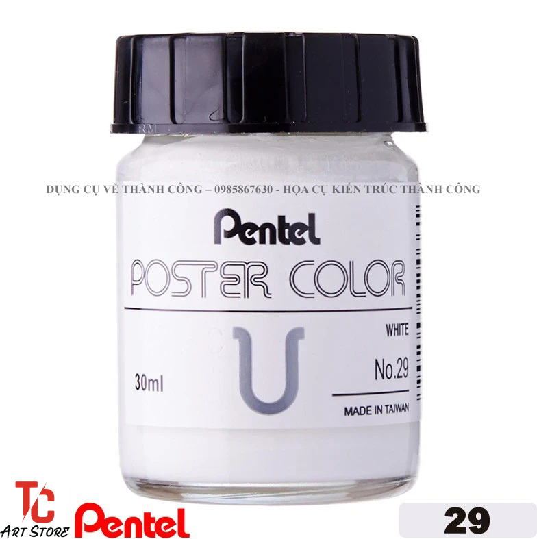 Bộ 5 Màu cơ bản POSTER PENTEL ( Mã 29-11-25-12-28) - Hũ 30ml