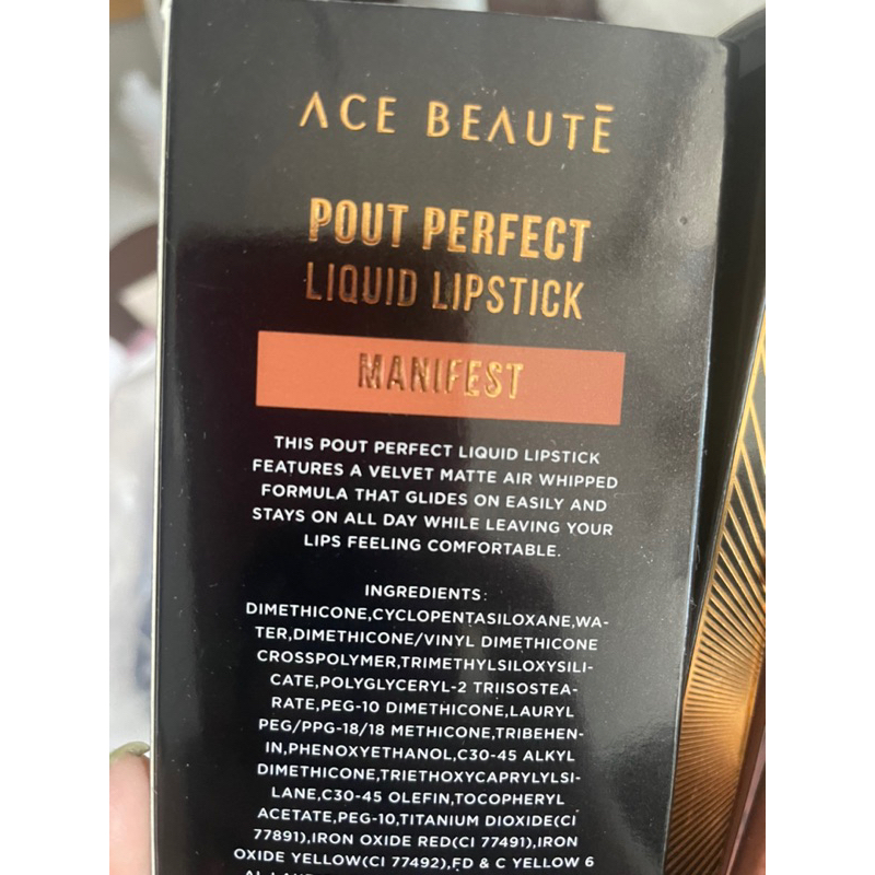 ACE beauty son lì dạng lỏng 18$ POUT PERFECT LIQUID LIPSTICK