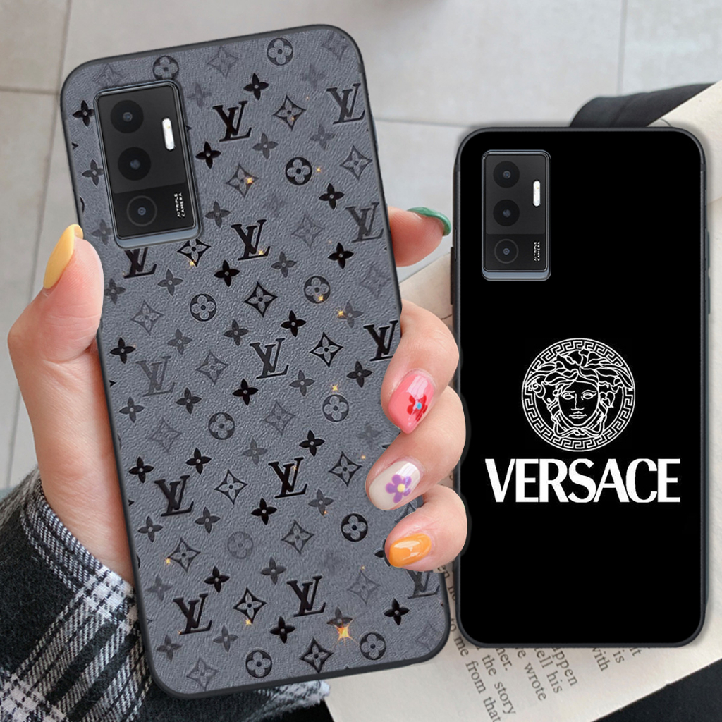 Ốp Vivo V23e in logo các thương hiệu nổi tiếng siêu sang, siêu cá tính