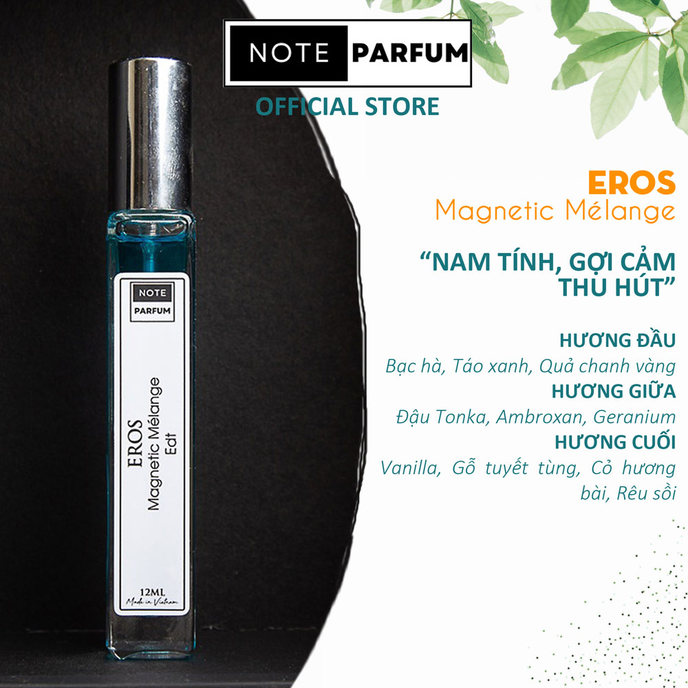 Nước hoa Noteparfum EROS - Magnetic Mélange bản 12ml mang lại sự thu hút và lôi cuốn cho người đàn ông hiện đại