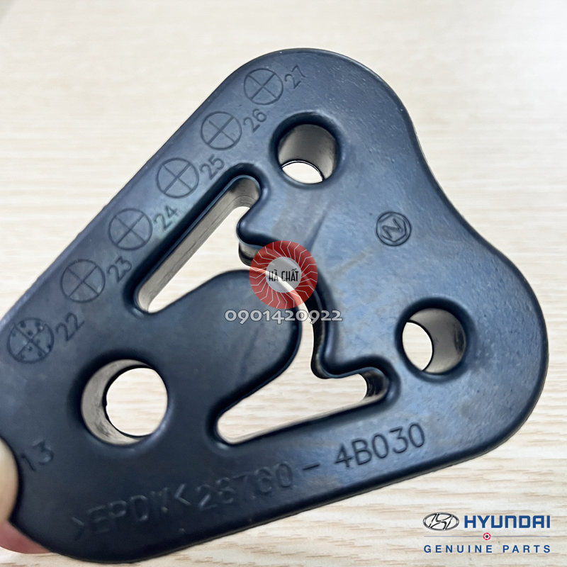 Cao su treo pô / ống xả Hyundai i10 & i20 - Nhập khẩu chính hãng HYUNDAI MOBIS Hàn Quốc