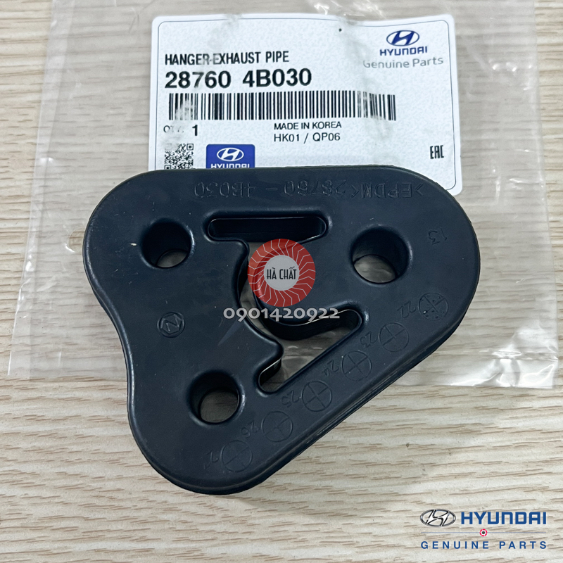 Cao su treo pô / ống xả Hyundai i10 & i20 - Nhập khẩu chính hãng HYUNDAI MOBIS Hàn Quốc