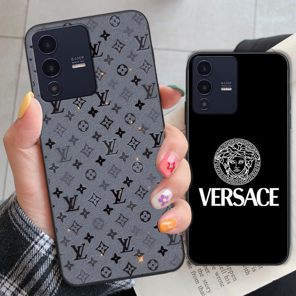 Ốp Vivo V23 5G in logo các thương hiệu nổi tiếng siêu sang, siêu cá tính