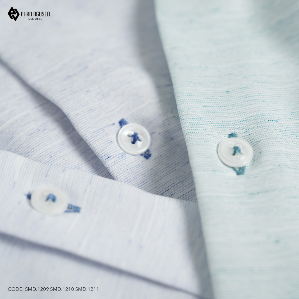 Áo sơ mi hàu dài tay nam Phan Nguyễn, chất liệu mềm mát, kháng khuẩn cao, khử mùi tốt, phong cách lịch lãm SMD.1211