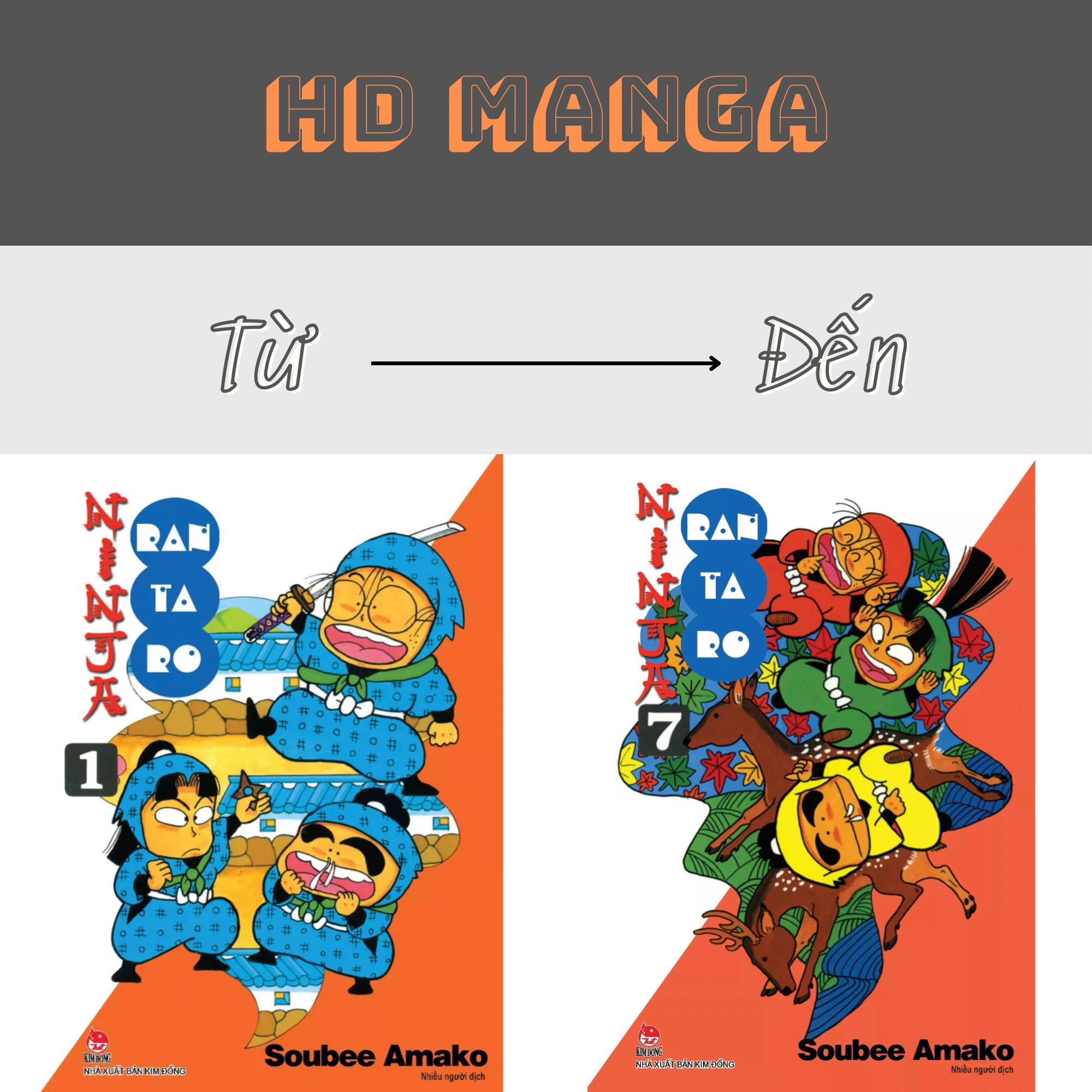 Truyện tranh - Ninja Rantaro - Lẻ các tập 1 2 3... (Tái bản)