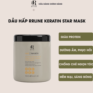 Dầu hấp phục hồi tóc hư tổn RRline Keratin Star Mask