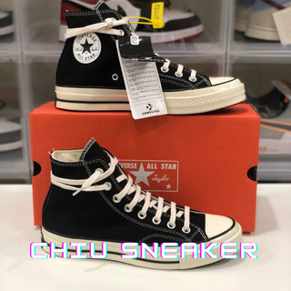 Giày Sneaker converse cổ cao 1970s đen phiên bản cao cấp giày CV 1970s cổ cao đen giày vải đen cổ cao