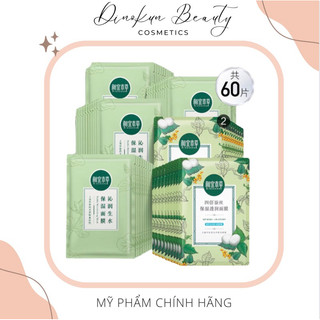 Mặt nạ đông y Inoherb cao cấp Hoa Sen và Tơ Tằm dưỡng ẩm trắng da