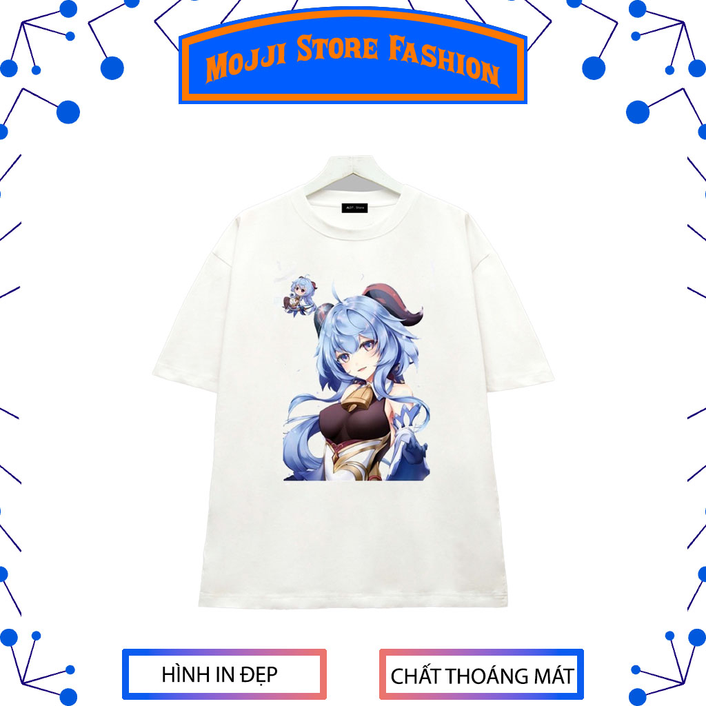 Áo thun Ganyuu genshin impact nhiều mẫu chọn/áo in hình anime genshin impact ganyuu - chất thun thoá