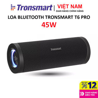 Loa Bluetooth Tronsmart T6 Pro 45W, Sạc Ngược cho thiết bị khác, Ghép nối 2 loa - Bảo hành 12 tháng