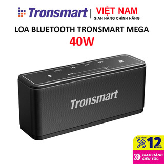 Loa Bluetooth Tronsmart Mega Công Suất 40W, Ghép nối 2 loa và NFC, bảo hành 12 thnags