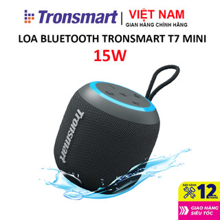 Loa bluetooth tronsmart t7 mini 15w | âm trầm có led rgb | kháng nước ipx7 | bảo hành 12 tháng