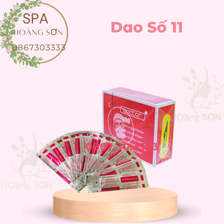 Dao số 11,dao mổ doctor số 11 dùng trong tiểu phẫu y tế, lễ lấy mụn trong spa thẩm mỹ
