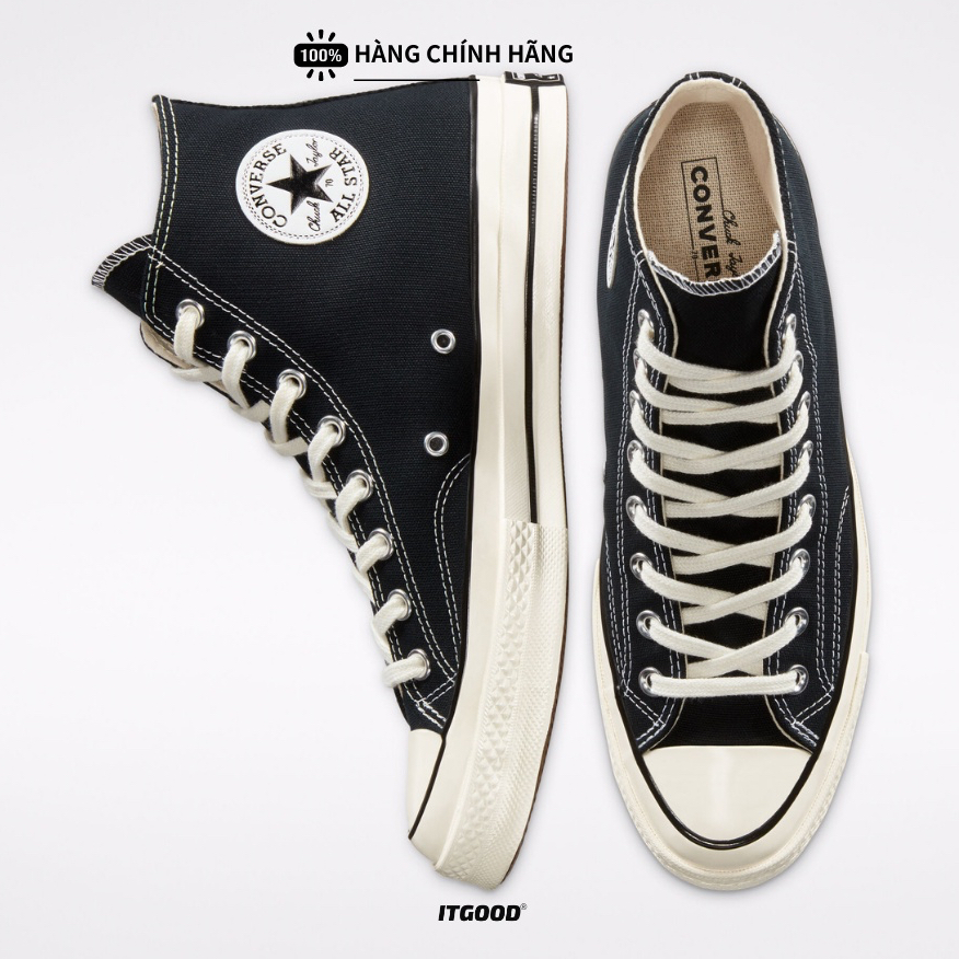 Giày Converse Chuck Taylor 1970's Black High Cổ Cao Đen  162050C