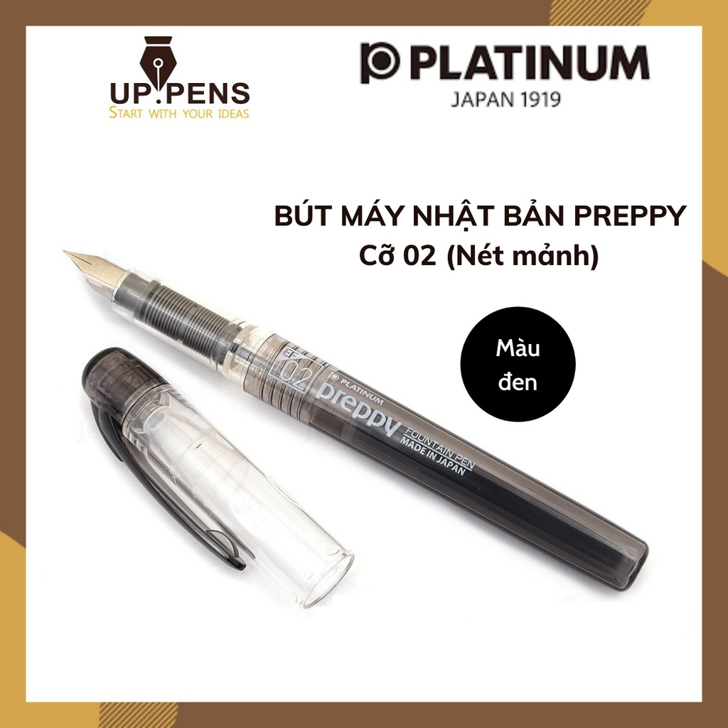 Bút máy Nhật Bản Preppy 03 / Bút luyện chữ đẹp - Màu đen