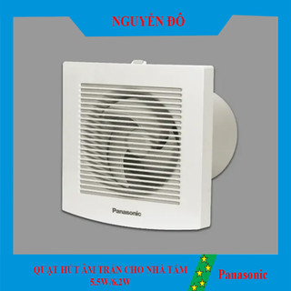 Quạt hút âm trần Panasonic cho nhà tắm FV-10EGS2/FV-15EGS2 quạt hút êm, tiết kiệm điện , mang lại không khí trong lành.