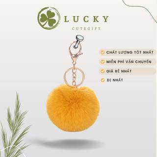 Móc khóa quả bông , móc khóa quả bông xù , móc khóa lucky ,móc khóa gấu bông , móc khóa treo cặp ,móc khóa dễ thương