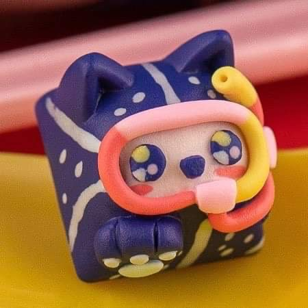 Artisan Keycap nút bàn phím cơ  Melonkey Tamago 01