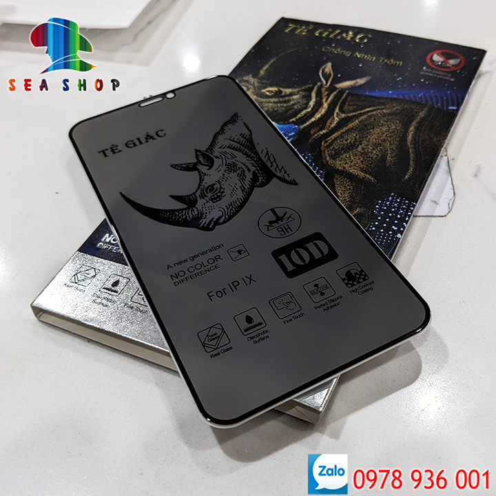 Kính Chống nhìn trộm Vivo V11, V11i, V11 Pro hiệu TÊ GIÁC - Full màn hình , Cảm ứng mượt mà - Độ cứng 9H
