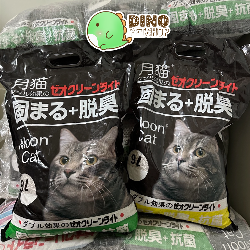 Cát Nhật Đen Moon Cat 9L Cát Vệ Sinh Cho Mèo Vón Cục Khử Mùi Tốt