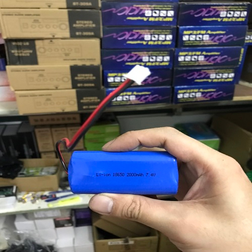 Pin trong cho loa trợ giảng, bẫy chim WS 898, WS 998, ZY E 898, E76 (7,4V - 2000mAh)