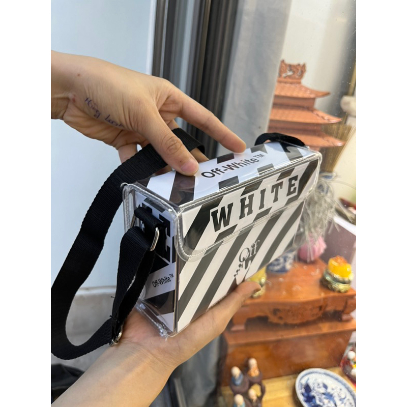 Túi xách nữ, túi đeo chéo nam, túi Nike custom mini box bag nam nữ dùng được