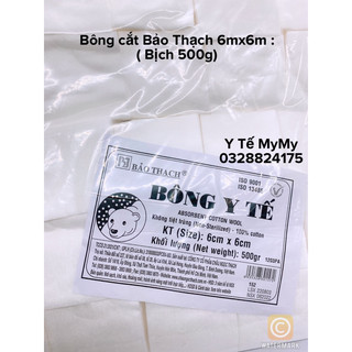 Bông gòn cắt sẵn bảo thạch | bông tẩy trang cắt sẵn | bông gòn cắt sẵn