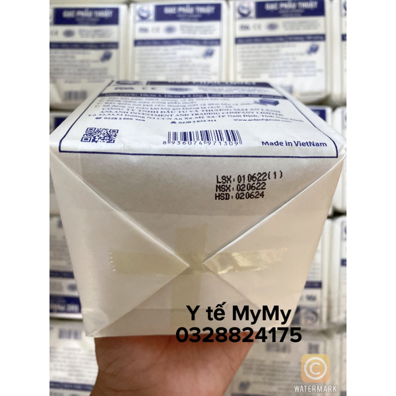 Gạc Y Tế Phẫu Thuật Đắp Mặt Nạ An Lành 10cmx10cmx 6 Lớp