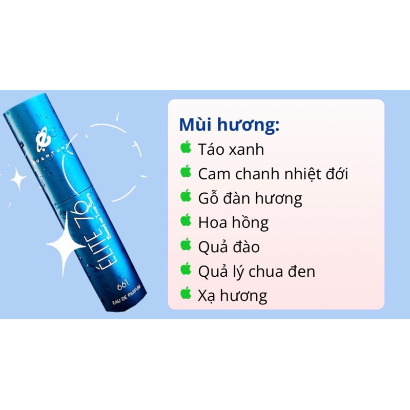 NƯỚC HOA KHÔNG CỒN ÉLITE 76 - SET 7 MÙI HƯƠNG SANG TRỌNG, ĐẲNG CẤP, QUYẾN RŨ, HƯƠNG THƠM THU HÚT MỌI ÁNH NHÌN