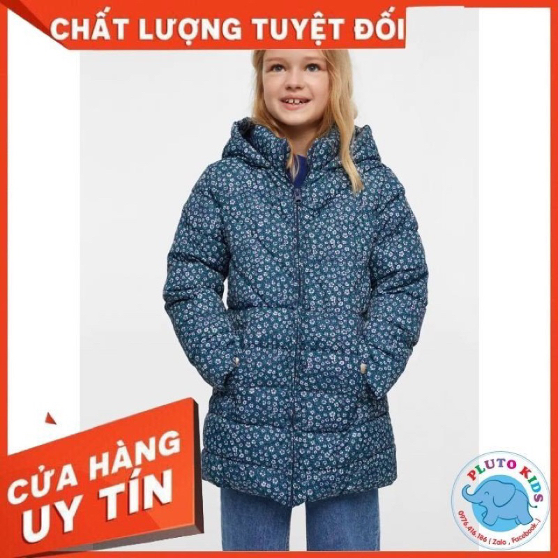 áo phao dáng dài cho bé trai, bé gái sz đại
