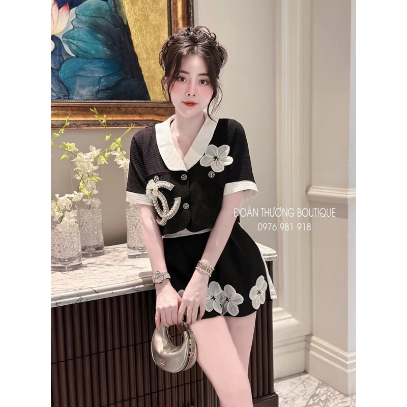 SÉT HOA NỔI CHANEI HÀNG QC L1