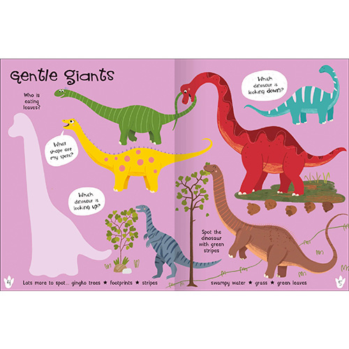 Lots To Spot: Dinosaurs! Sticker Book