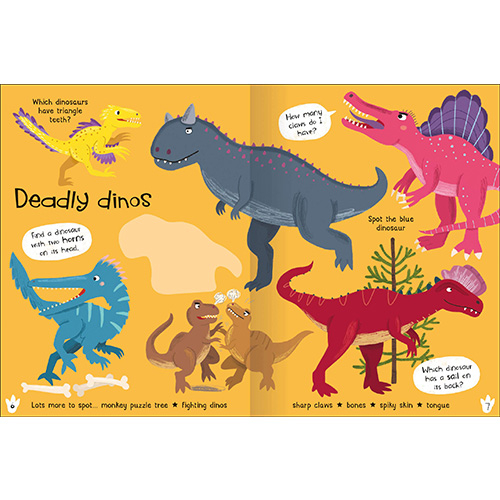 Lots To Spot: Dinosaurs! Sticker Book