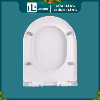 Nắp bồn cầu liền khối cao cấp rơi êm phù hợp với hầu hết bồn cầu Life Home